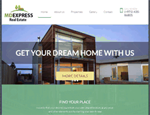 Tablet Screenshot of mdexpress-realestate.com